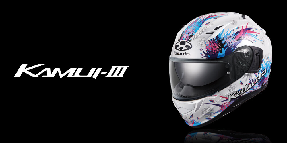 新製品】インナーサンシェード付きフルフェイスヘルメットKAMUI-3のニューグラフィックモデル「KAMUI-3 LEIA（カムイ・3  レイア）」を新発売。 | バイク用ヘルメット＆ギア | OGK KABUTO