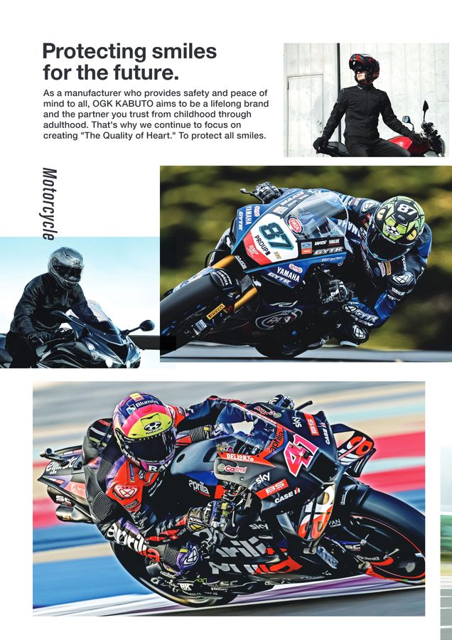 KABUTO Motorcycle Helmet Catalog 2024 vol.2