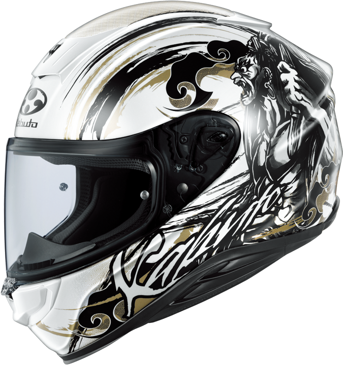 Kabuto フルフェイスヘルメット パールホワイトゴールド AEROBLADE-6 RIKZAR | AEROBLADE-6シリーズ | Kabuto
